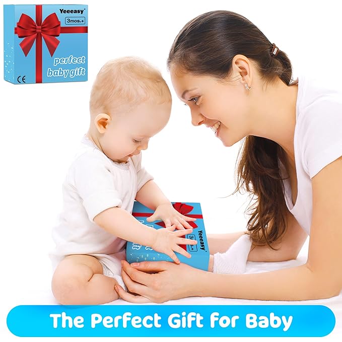 Tummy Time Water Mat with Squeakers, Baby Toys for Infants and Toddlers 3 6 9 Months