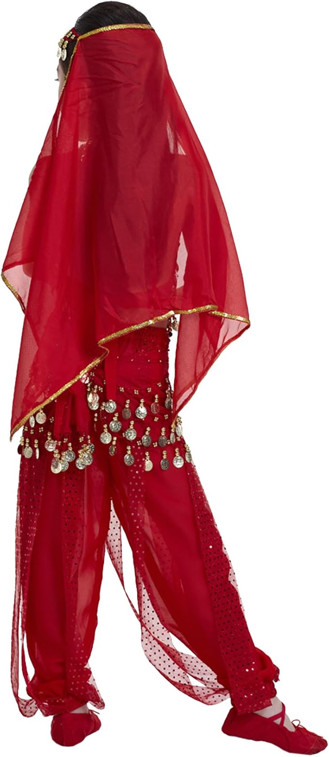 Astage Kids Princess Girl Indian Belly Dance Costume Cosplay Bollywood Ornaments