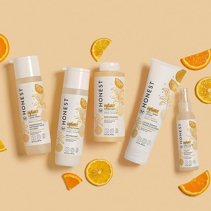 The Honest Company 2-in-1 Cleansing Shampoo + Body Wash | Gentle for Baby 18 fl