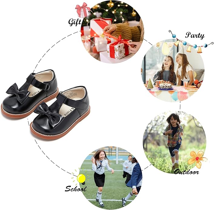 Felix & Flora Toddler Little Girl Mary Jane Dress Shoes
