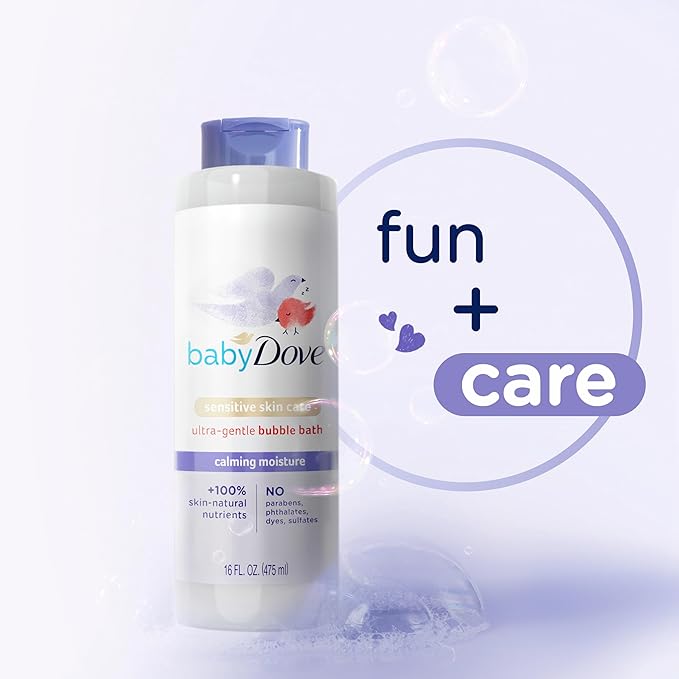 Baby Dove Bubble Bath Calming Moisture for nourished Skin and 16 oz