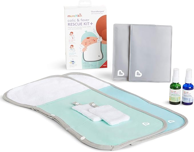 MunchkinÂŽ Theraburpee with Essential Oils: Colic & Fever Rescue Kit