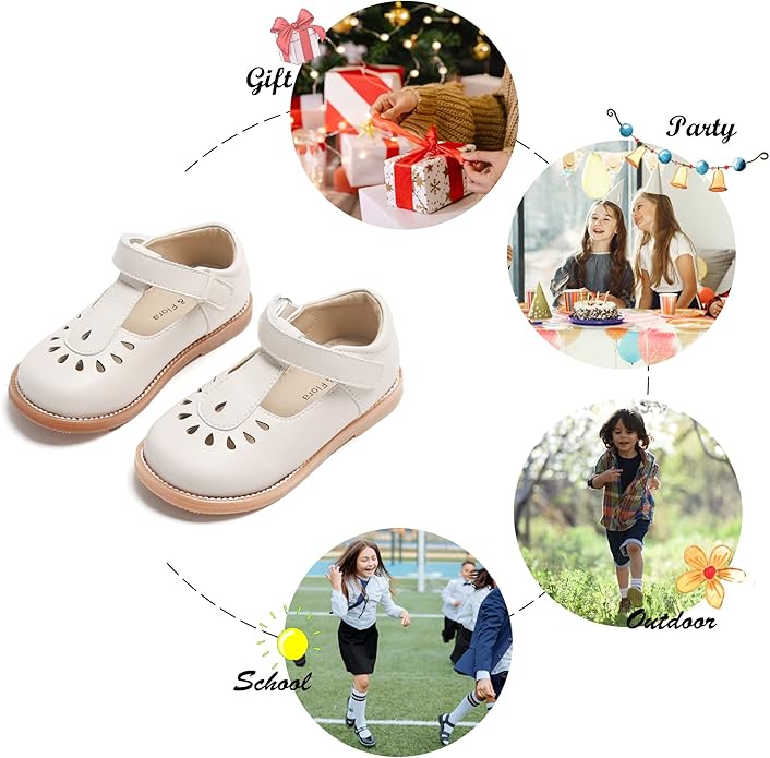 Felix & Flora Toddler Little Girl Mary Jane Dress Shoes