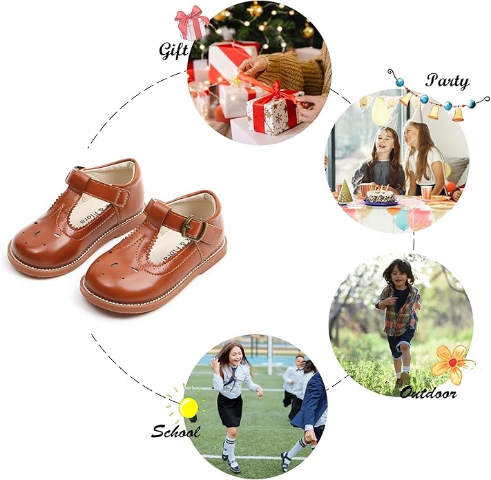 Felix & Flora Toddler Little Girl Mary Jane Dress Shoes