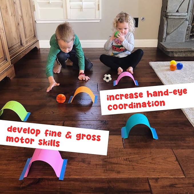 Yonge & Finch Outdoor Toys for Toddlers 1-3, Balls for Toddlers 1-3, Bouncy Balls for Kids, 2 Year Old Toys, Stress Balls Bulk, Soft Play Equipment, Gifts for 2 Year Old Boys