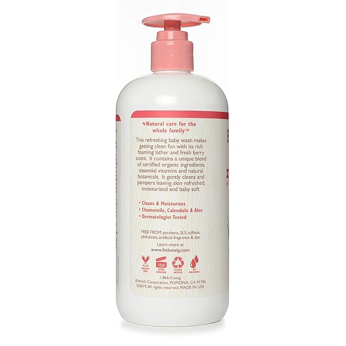 Little Twig 2-in-1 Baby Wash, Hypoallergenic Body Wash with Organic Ingredients 17 fl. 2)