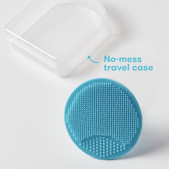 Frida Baby DermaFrida The SkinSoother Baby Bath Brush | Cradle Cap Brush for Babies, Baby Essential for Dry Skin 1 Pack