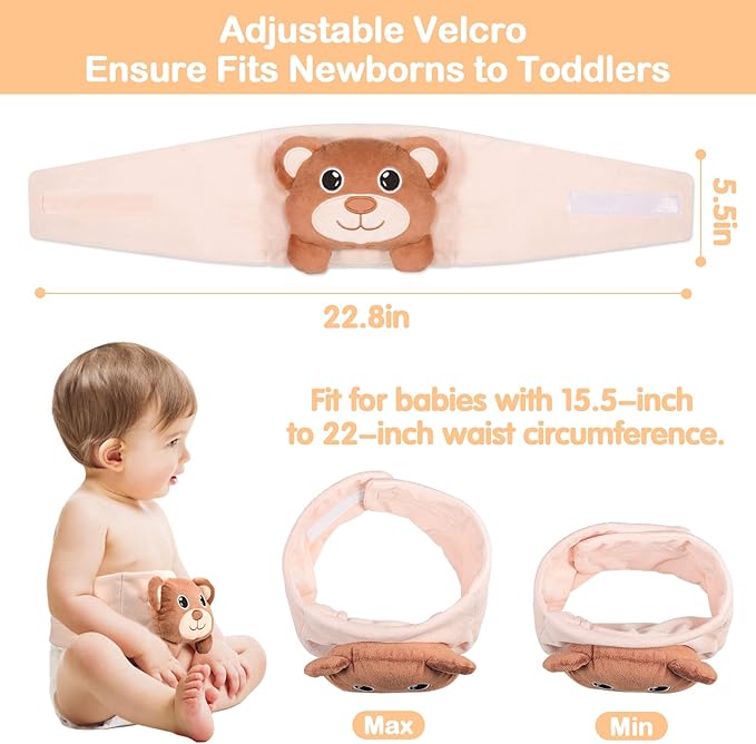 Baby Colic, Gas and Upset Stomach Relief - Heigoeost Newborns Heating Pad Colic Belly Belt for Babies Gas & Colic Tummy Relief