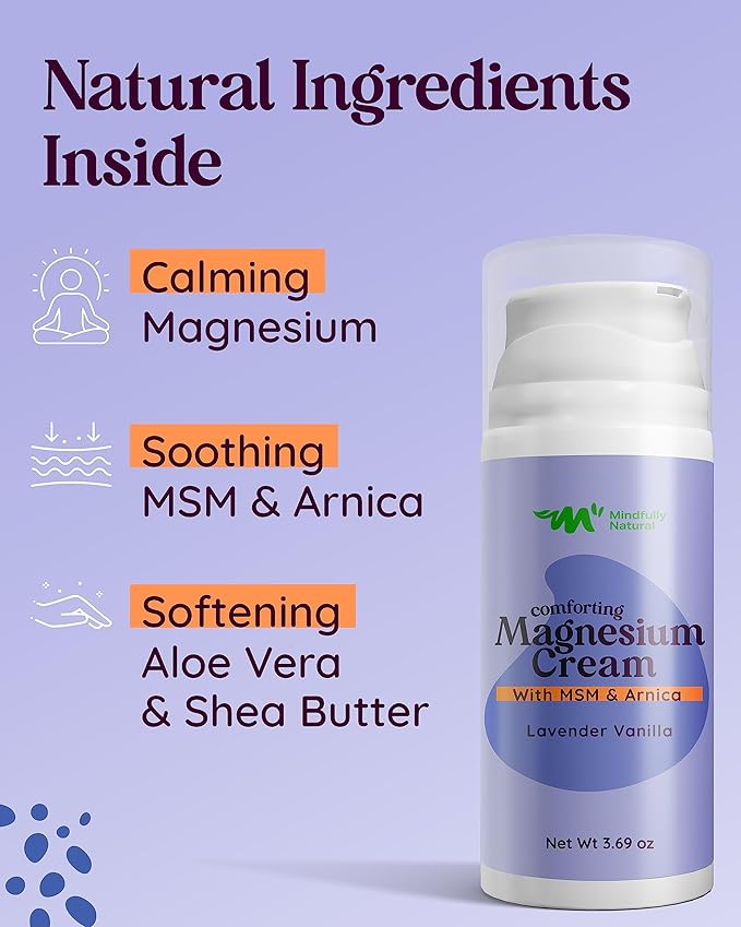 Magnesium Cream For Kids and Babies - Calming Body Lotion for Bedtime 3.69 oz