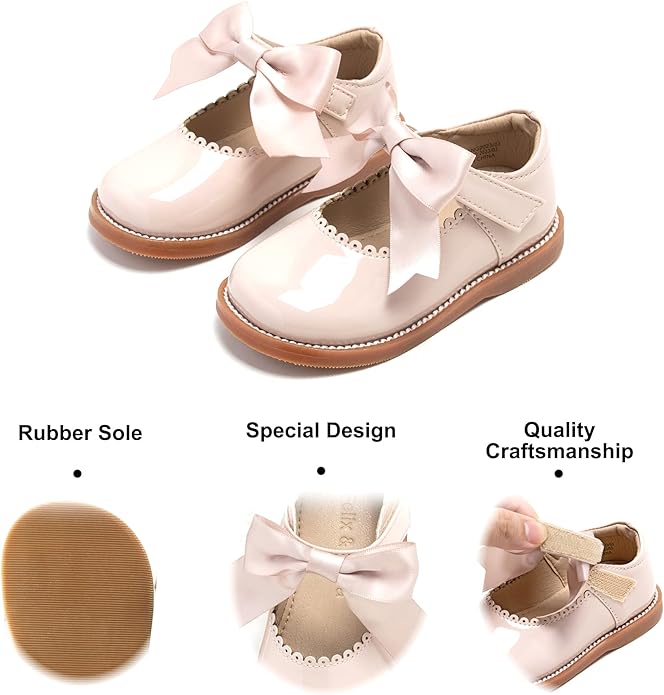 Felix & Flora Toddler Little Girl Mary Jane Dress Shoes