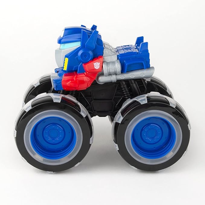 Transformers Optimus Prime Monster Treads – Monster Trucks with Light Up Wheels 3 Years