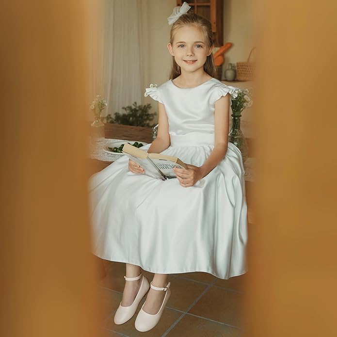 Felix & Flora Girls Toddler Little Ballet Shoes - Flower