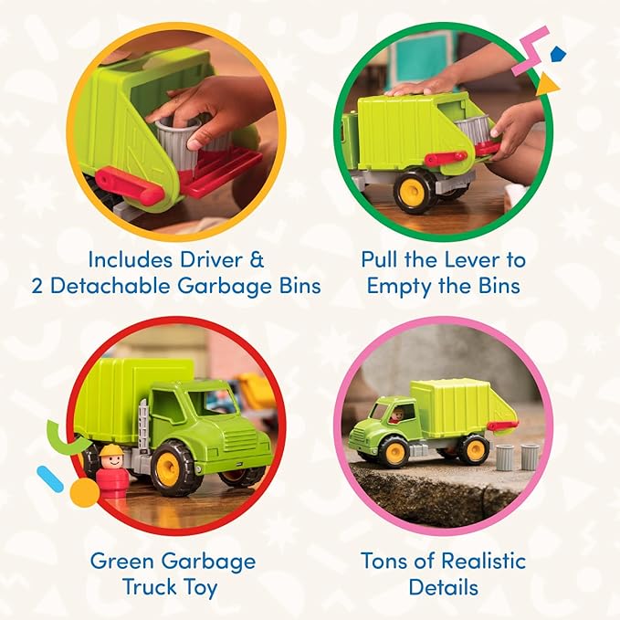 Battat – Green Recycling Truck 18 Months