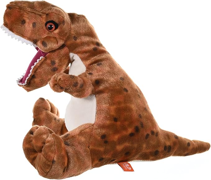Wild Republic T Rex Plush, Dinosaur Stuffed Animal, Plush Toy, Gifts for Kids, Cuddlekins 12 Inches