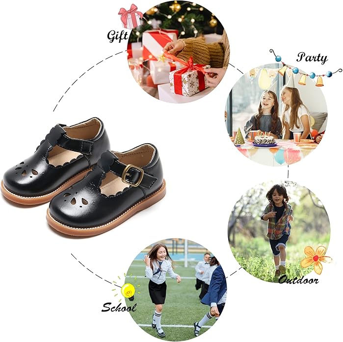 Felix & Flora Toddler Little Girl Mary Jane Dress Shoes