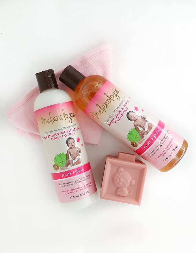 Beautiful Brown Babies Nourishing Gentle Baby Skin and Hair Cleanser, Sulfate- 12 oz