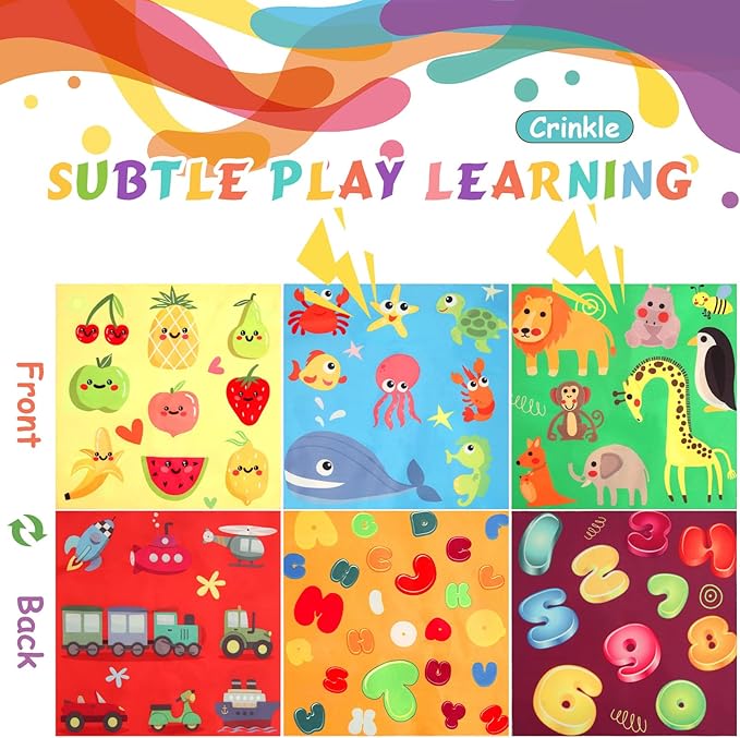 YOGINGO Baby Toys 6 to 12 Months - Baby Tissue Box Toys 1 Year
