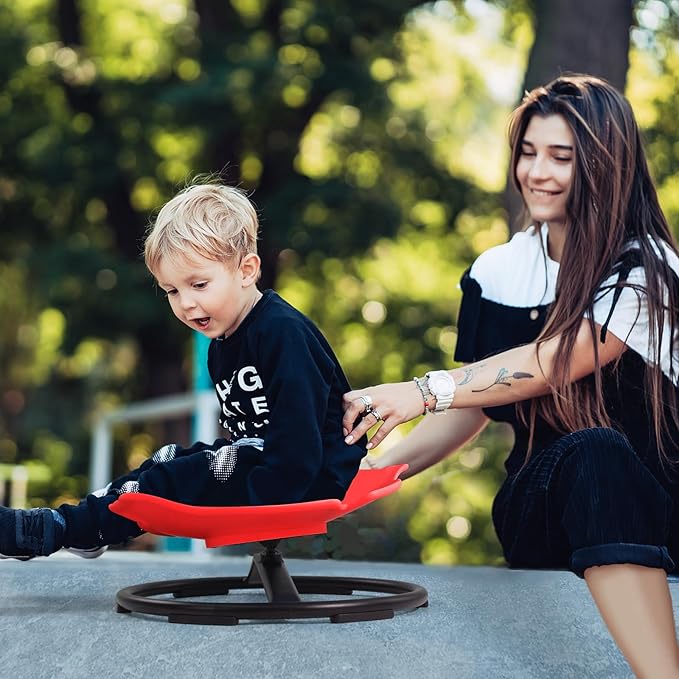 Autism Kids Swivel Chair Sensory Toy Chair for Kids Spinning Chair Kids Toys & Games Balance Physical Therapy Equipment, Kids Indoor Outdoor Play Equipment for Kids 3+