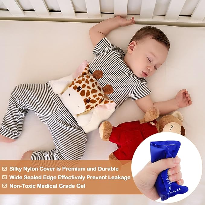 Baby Colic, Gas and Upset Stomach Relief - Heigoeost Newborns Heating Pad Colic Belly Belt for Babies Gas & Colic Tummy Relief