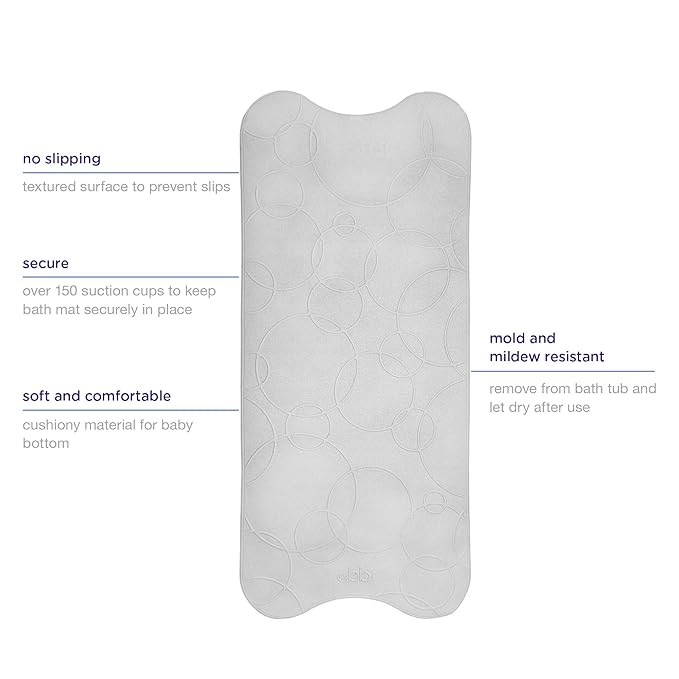 Ubbi Bath Drain Cover, Spout Guard & Bath Mat Bundle