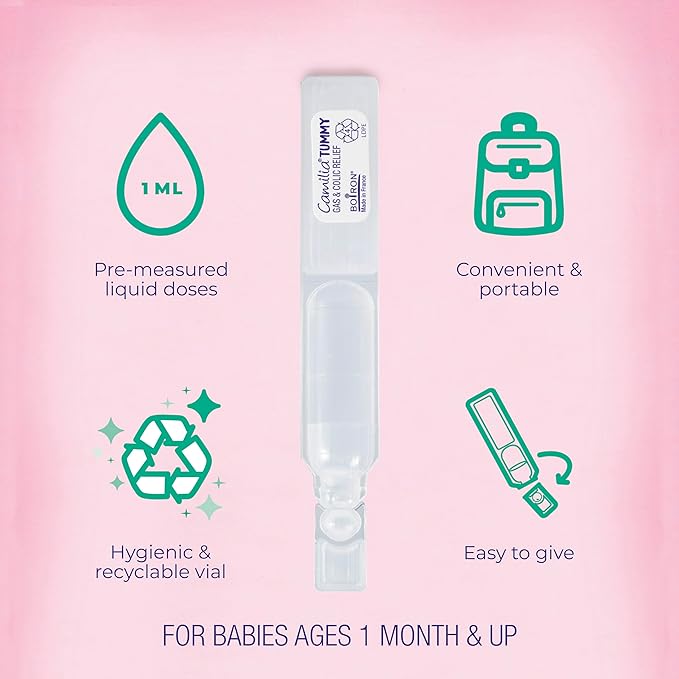 Boiron Camilia Tummy for Colic, Painful Gas 30 Count