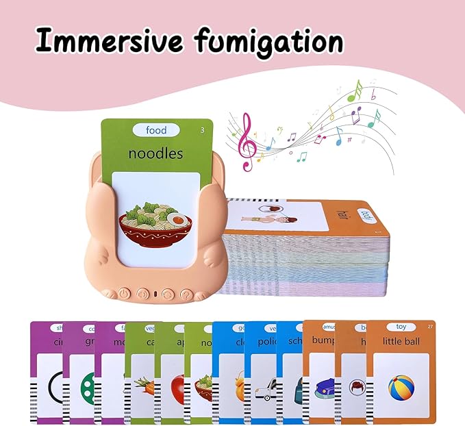 Talking Flash Cards Toddler Toys,Kids Toddler Flash Cards with 224/510 Sight Words,Montessori Toys,Bilingual English-Spanish,Learning Educational Toys for Kids Ages (224-Sight Words)