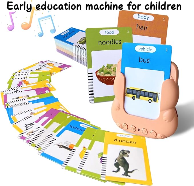 Talking Flash Cards Toddler Toys,Kids Toddler Flash Cards with 224/510 Sight Words,Montessori Toys,Bilingual English-Spanish,Learning Educational Toys for Kids Ages (224-Sight Words)