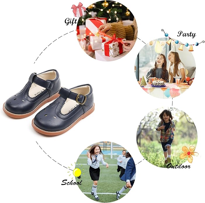 Felix & Flora Toddler Little Girl Mary Jane Dress Shoes