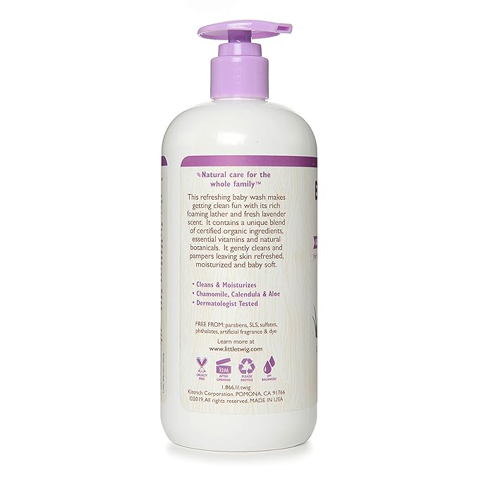 Little Twig 2-in-1 Baby Wash, Hypoallergenic Body Wash with Organic Ingredients 17 fl. 2)