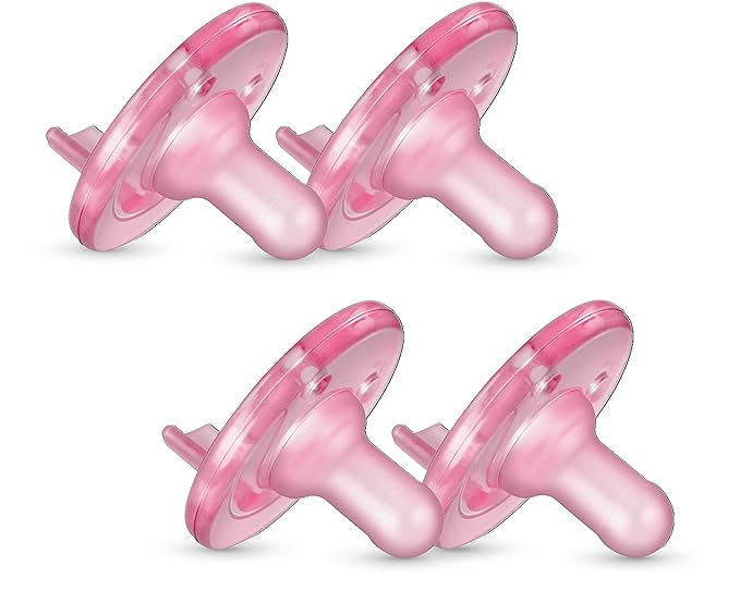 Philips AVENT Soothie 3-18 months, pink/pink 4 pack, SCF192/47