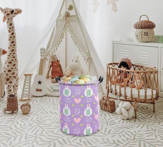 Round Laundry Hamper Storage Basket Organizer Hamper Storage Bins