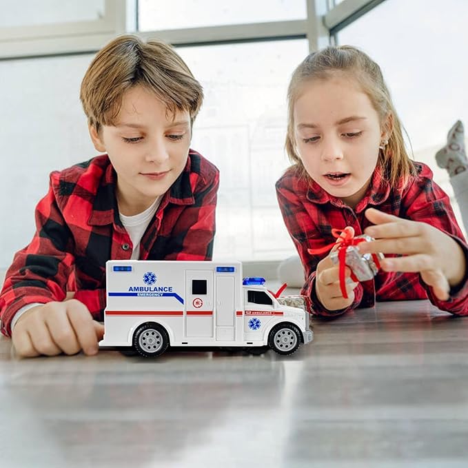 Ambulance Toys for Kids 3-12 Years Old, Electric Toys - 4D Lights 3+ Miracle (HC034)