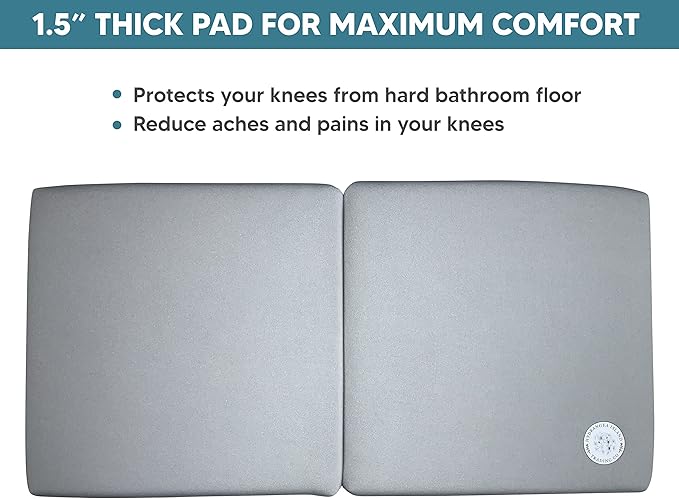 Baby Bath Kneeler & Elbow Rest Set | Thick Non-Slip Cushion Bath Kneeling Pad