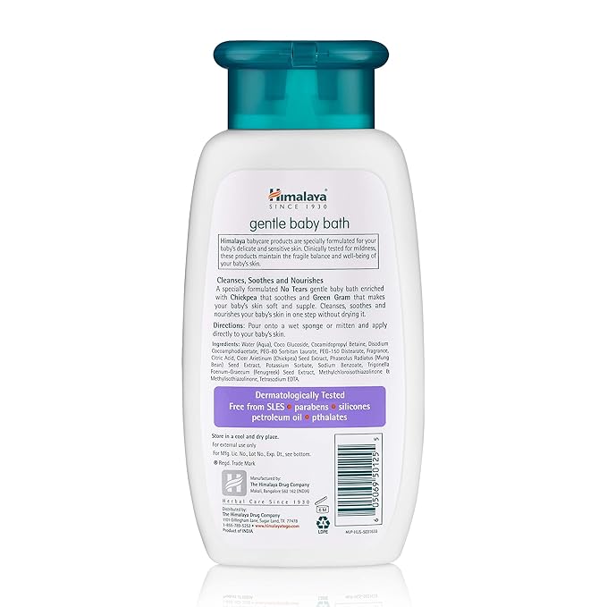 Himalaya Gentle Baby Bath, Baby Wash (200 ml 1-PACK)