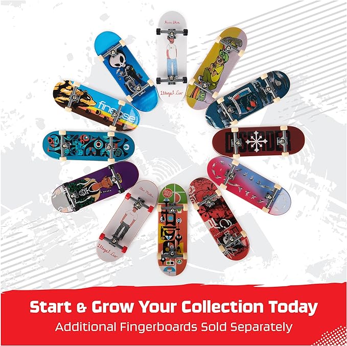 TECH DECK, Ultra DLX Fingerboard 4-Pack, Real Skateboards, Collectible and Customizable Mini Skateboards, Kids Toys for Ages 6 and up