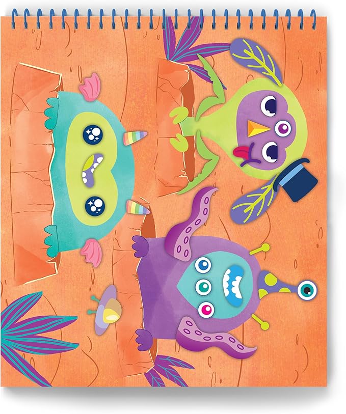 Sticker It Up! - Dinos Go to Space - Repositionable Stickers with 8 Backgrounds & Over 300 Stickers - Mess Free and Travel Friendly for Kids Ages 3 and Up