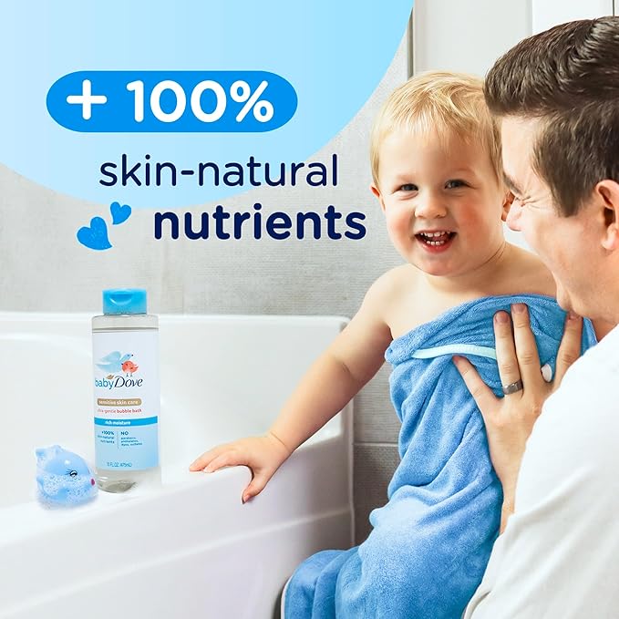 Baby Dove Bubble Bath Rich Moisture for nourished Skin and 16 oz