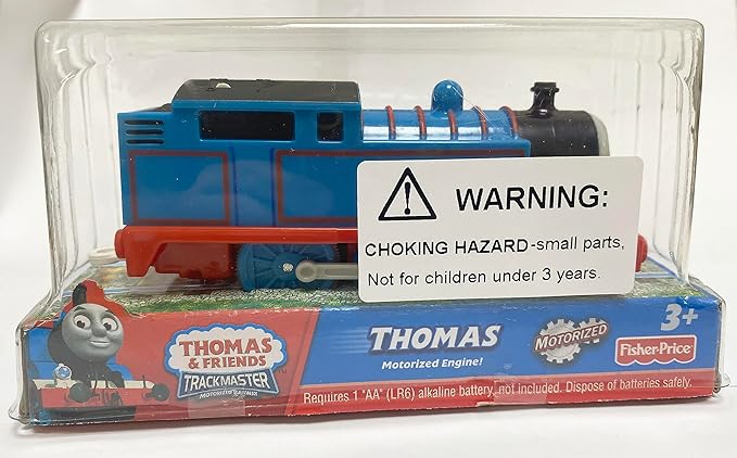 wltk Motorized Blue TH-OMAS Train Engine Toy Set, Battery-Powered Train’s Friend Toy Set ,Toddlers Train Toys for Age 3 4 5 6 7 8 Kids Boys Girls