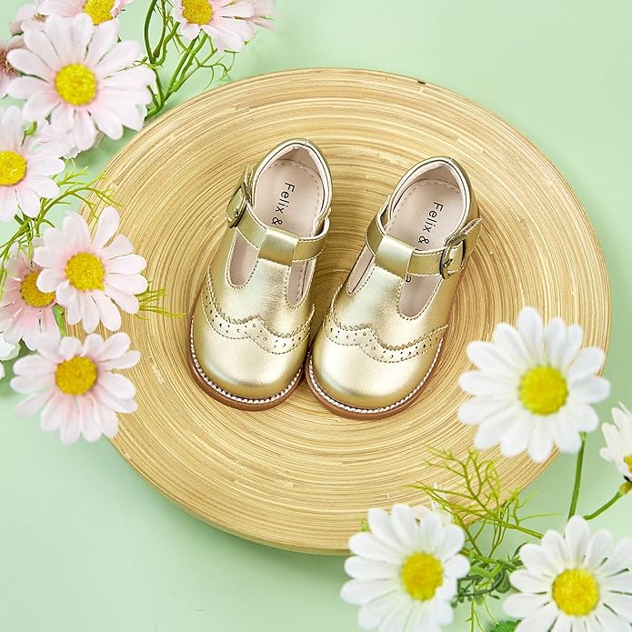 Felix & Flora Toddler Little Girl Mary Jane Dress Shoes