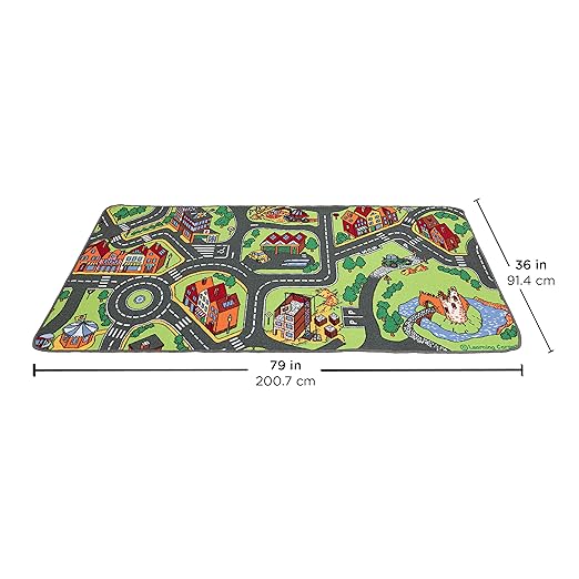 Children’s Factory, Learning Carpets My Neighborhood Play Carpet 79x36, LC144,