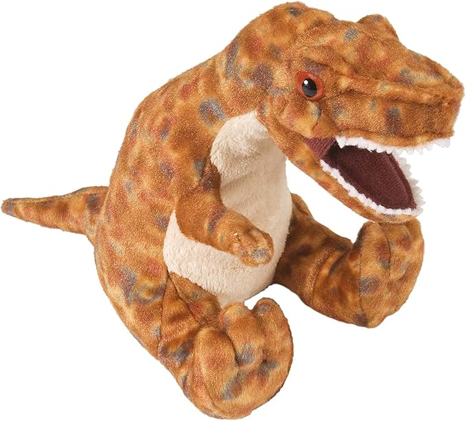 Wild Republic T-Rex Plush, Dinosaur Stuffed Animal, Plush Toy, Kids Gifts, Cuddlekins, 8 Inches