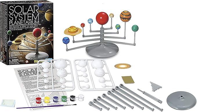 4M Solar System Planetarium - DIY Glow In The Dark Astronomy Planet Model Stem Toys Gift for Kids & Teens, Girls & Boys, Model:3427