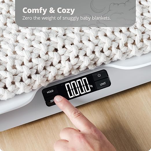 Greater Goods Digital Baby Scale with in-House Algorithm for Wiggly Babies, Infants