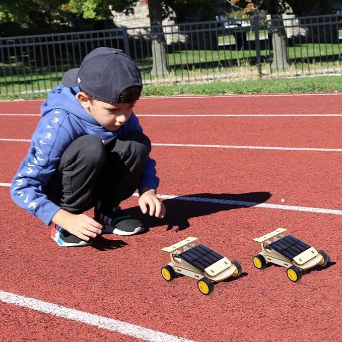 STEM Kits for Kids Ages 8-10-12-14, Stem Toys For Boys Age 8-12, Science Projects For Kids Ages 8-12, Solar Car Building Kits for Boys, Activities Engineering Kit, Gifts For 8 9 10 11 12 Year Old Boys