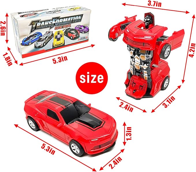 3-6 Year Old Boys Toddler Toy Car, Transforming Toys Cars 3 Year 3 Year