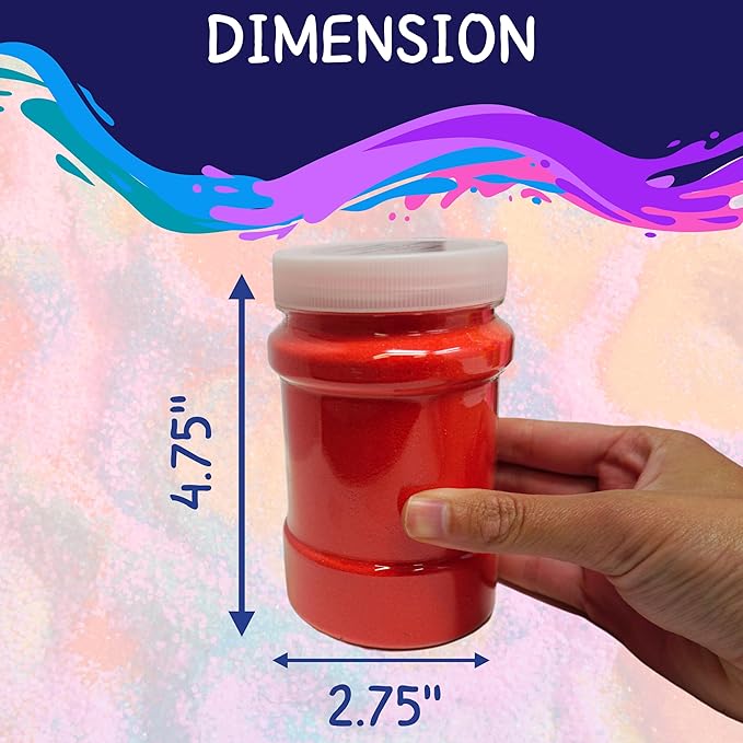 4E's Novelty 16.5 Pound Colored Sand for Sand Art - 12 Colors 22 oz Each, with Storage Container Non-Toxic Craft Sand with Bottles for Kids Sandbox Play, Decorative Colored for Wedding