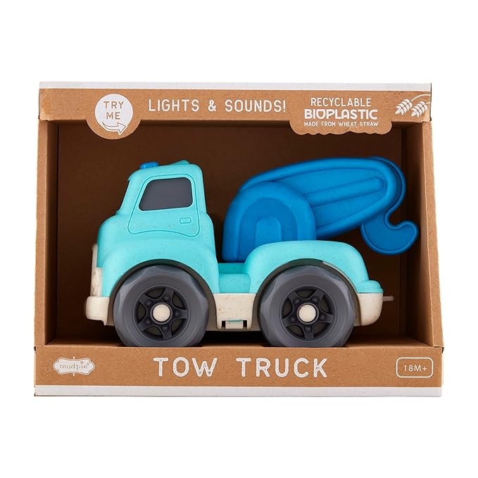 Mud Pie Children's Construction Toy Truck, Blue