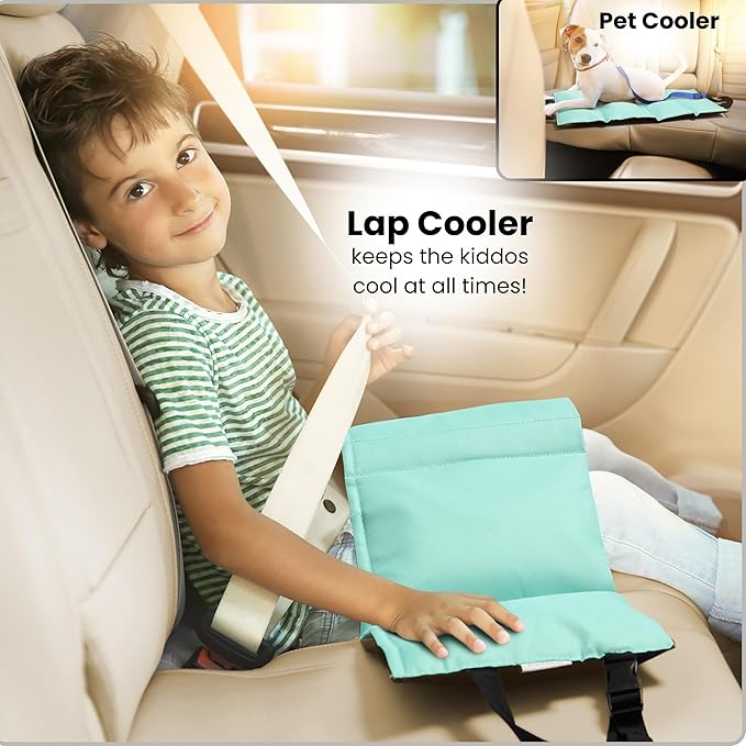 Car Seat Cooling Pad, Stroller Cooling Pad with Ice Pack for Babies Toddler and Kids, Sun and Heat Cover Protector for Summer Carseat Cooler Liner…