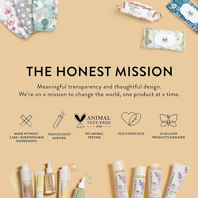 The Honest Company 2-in-1 Cleansing Shampoo + Body Wash | Gentle for Baby 10 fl