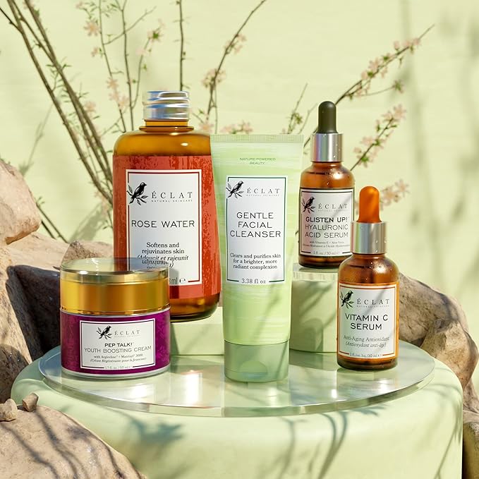 Gentle Facial Cleanser - Green Tea Face Wash + Aloe Vera, Vitamin C & E